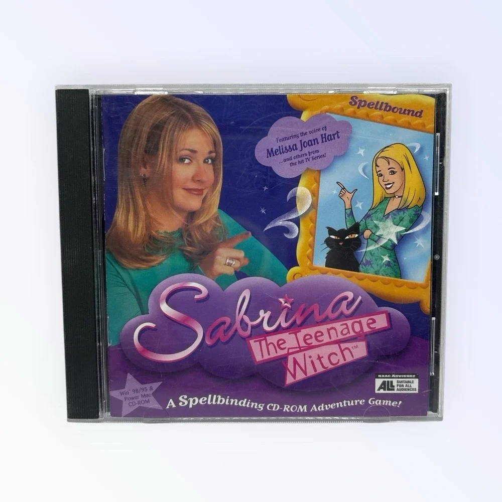 1998 SABRINA THE TEENAGE WITCH PC CD ROM VIDEO GAME